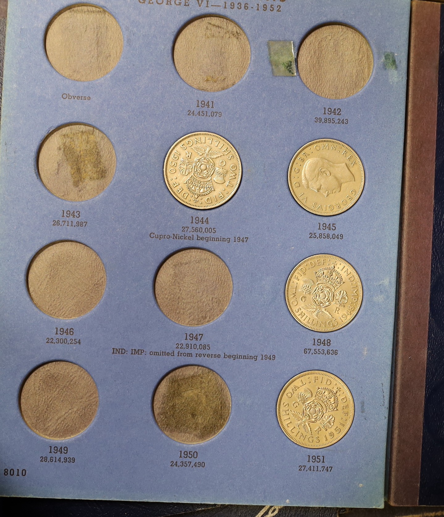 A collection of various coins